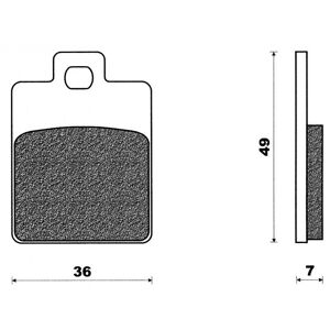 Plaquettes de Frein C4 - BP006 - Stalker Liberty ET2 ET4