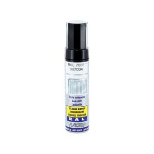 Pinceau retouche peinture Gris clair brillant acrylique RAL 7035 Motip