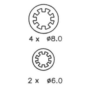 FERODO Machoires de frein X4 pour SUZUKI: Ignis, Wagon R, Alto (Ref: FSB643)