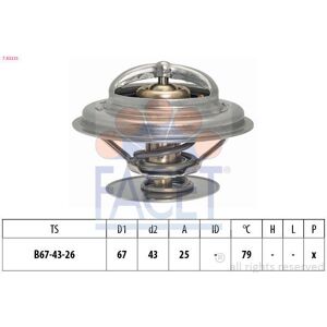 FACET Thermostat, refroidissement - reaspiration d'echappement (Ref: 7.8333S)