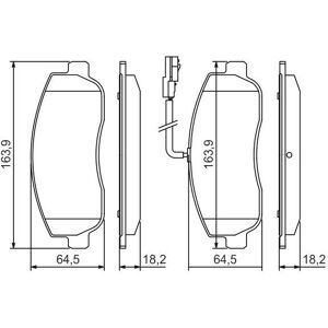 BOSCH Plaquettes de frein X4 pour RENAULT: Master & OPEL: Movano & NISSAN: NV400, Interstar (Ref: 0 986 494 498)