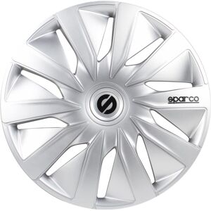 SPARCO Enjoliveur 13.0 pouces, quantite : 4, argent (Ref: SPC1390SV)