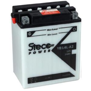 Steco Powersports Batterie moto 12.0 14.0 Conventionnelles (Ref: YB14L-A2)