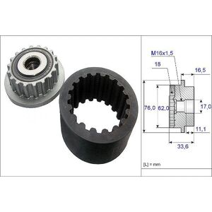 INA Kit de manchons flexibles d'accouplement pour VOLKSWAGEN: Transporter, Touareg, Phaeton (Ref: 535 0186 10)