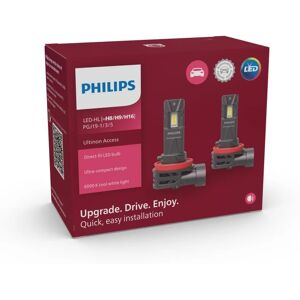 PHILIPS Ampoule LED Eclairage Avant pour PEUGEOT: 308, 508, RCZ, ION & VOLKSWAGEN: Polo, Golf, Touran, Tiguan, Scirocco, T-Roc (Ref: 11366U2500C2)