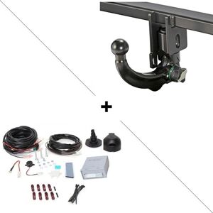 Attelage Mini Clubman uniquement pour porte velos (R55 07/07-09/10) RDSOV + faisceau universel 7 broches + boitier electronique