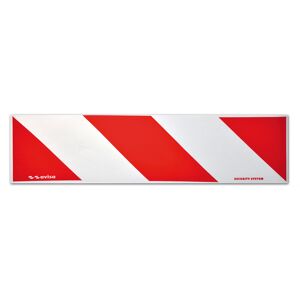 Bandes Réfléchissantes / Autocollants - 14x50cm - Rouge/blanc - Lot De 2 Pièces