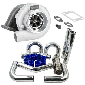 Maxpeedingrods Pour GT30 GT3037 GT3076 Turbo T3 A / R .60 Refroidi à Eau + Kit de Tuyaux Intercooler 3.0inch 76mm - Publicité