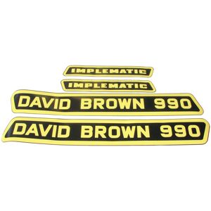 Decal Kit David Brown 990 (Yellow) David Brown