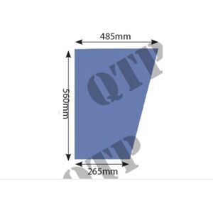 Vitre pare brise John Deere inférieur gauche L62577 Adaptable