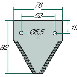 Section épaisseur 2,7 mm