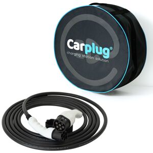 CARPLUG Cable de recharge - Type 2 - Type 2 - 7m - 7,4kW (1 phase 32A) - T2 T2 + Housse