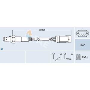 Sonde Lambda Fae 77207 - Publicité