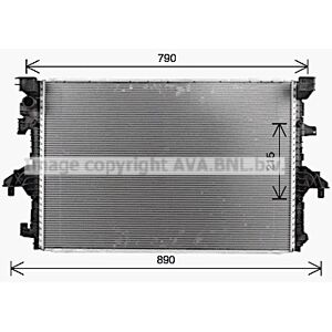 Radiateur Refroidissement Moteur Ava Quality Cooling Vn2436 - Publicité