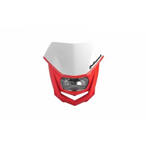 POLISPORT Plaque phare Halo rouge/blanc taille :