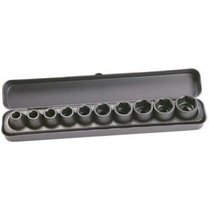 Hitachi 751879 Coffret de 10 douilles a choc 10,11,12,13,14,17,19,21,22,24mm