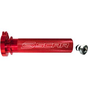 Barillet de gaz Scar aluminium avec roulement CRF 250 / 450 rouge