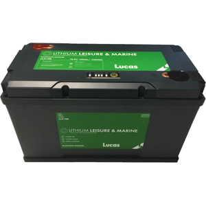 Batterie Marine Loisirs LUCAS  LLX100  LITHIUM 100 AH GR31 330X173X 216 - Publicité