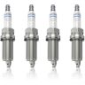 BOSCH Jeu de 4 bougies d'allumage pour PEUGEOT: 206, 207, 205, 206+, Partner, Expert, Boxer, Bipper, 309, 207+ & RENAULT: Clio (Ref: 0 242 232 801)