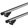 Barres de toit Volkswagen Taigo (09/21-) Thule SlideBar Alu