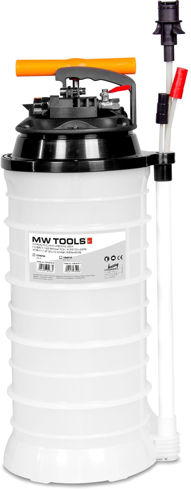 Pompe d'aspiration de liquide vidange huile moteur 10,5L MW Tools ODMP10