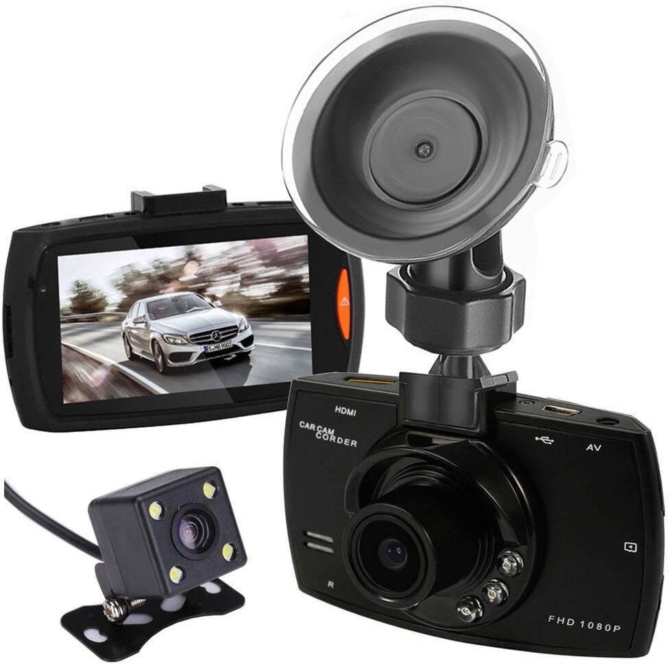 Grantek Caméra Voiture Dashcam Embarquée + Camera de Recul