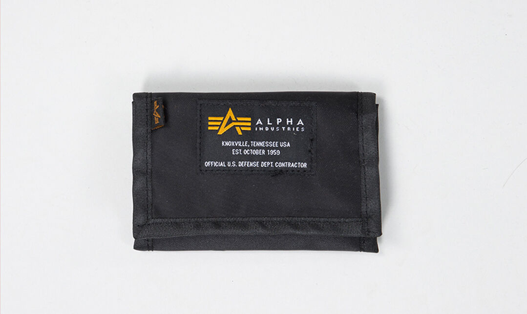 Alpha Industries Crew Wallet  - Black