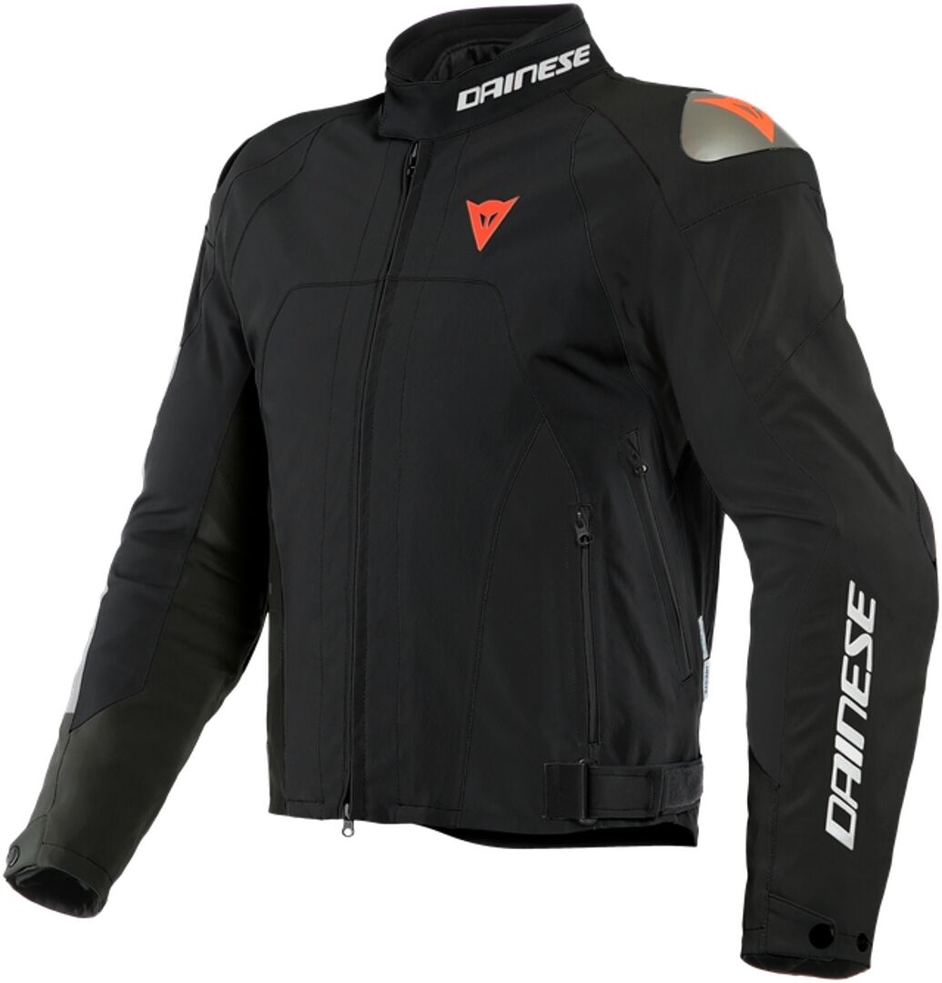 Dainese Indomita D-Dry Xt Motorcycle Textile Jacket  - Black Red