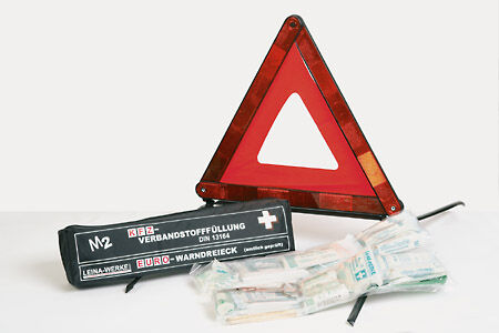 Paaschburg & Wunderlich GmbH Leina Werke Atv First Aid Kit With Warning Triangle  - Schwarz