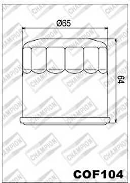 Champion Oil Filter For Honda/kawasaki/triumph/yamaha