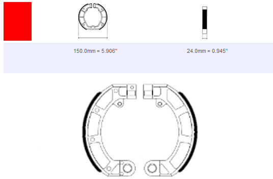 Ferodo Brake Shoes Fsb891