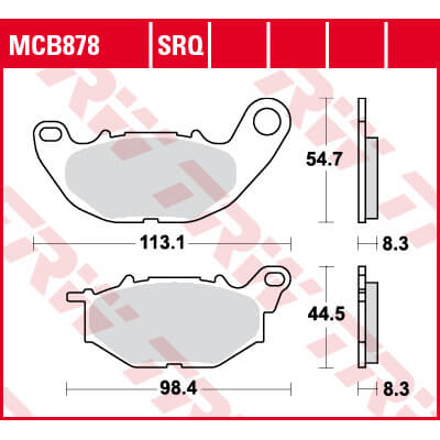 Trw Lucas Brake Pad Mcb878