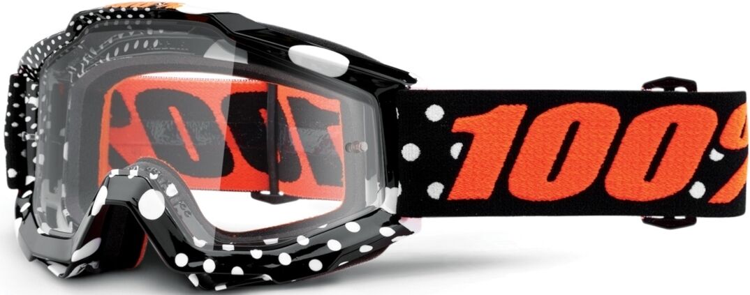 100% Accuri Gaspard Motocross Goggles  - Black Orange