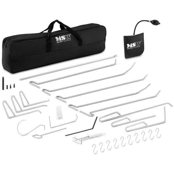 msw tirabolli auto - set - 15 leve per ammaccature + accessori -da-10