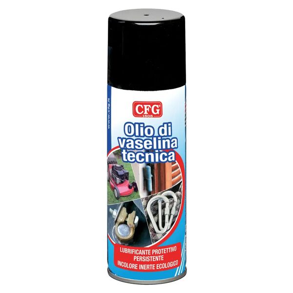 cfg lubrificante olio di vaselina tecnica spray 200 ml  incolore protettivo inerte