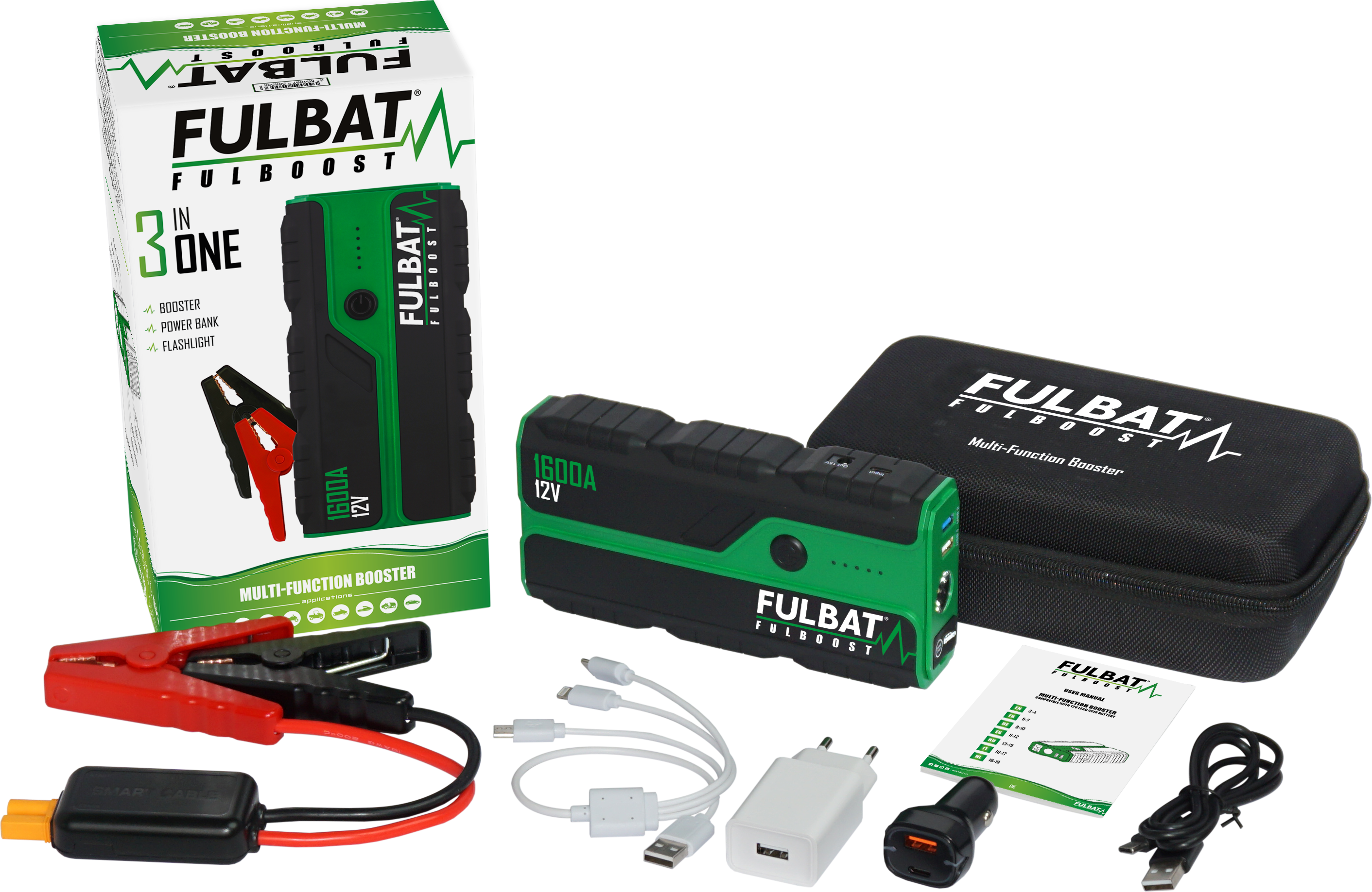 Fulbat Caricabatterie  FULBOOST 12V-600A Litio