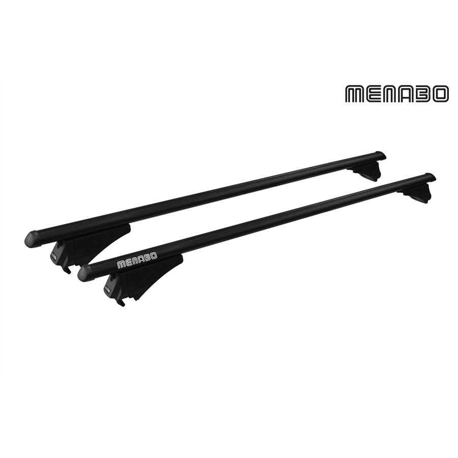 2 Barre Da Tetto Menabo Tiger Black