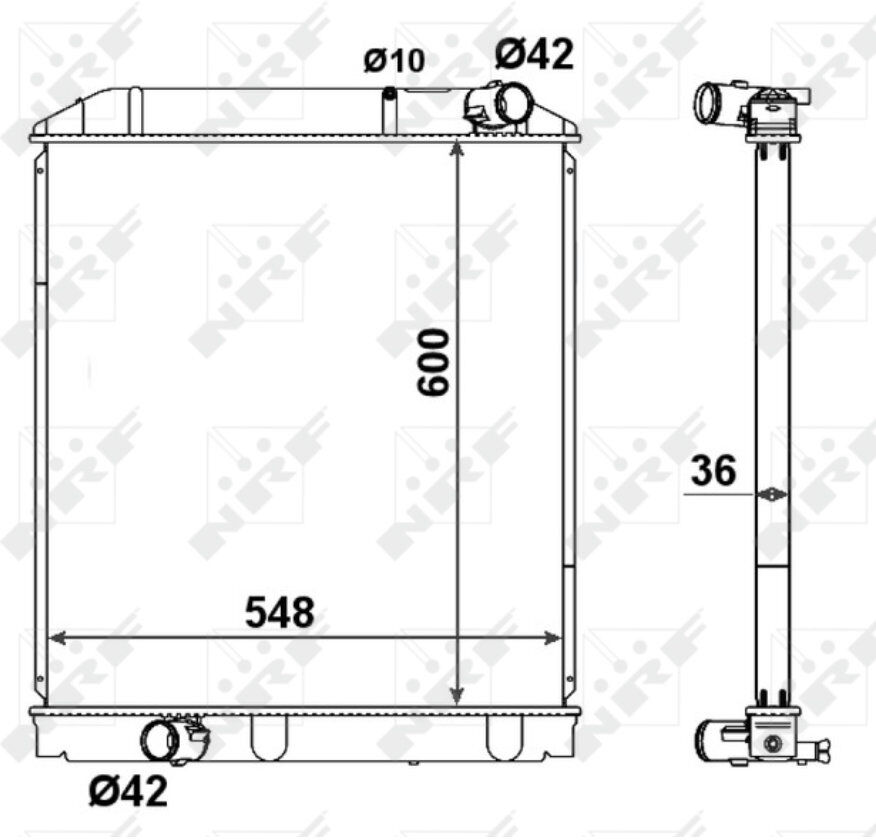 Radiatore Nrf 58442
