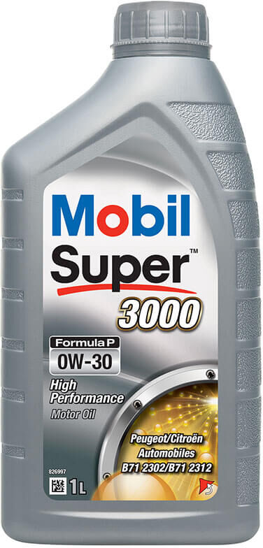 Mobil SUPER 3000 Formula-P 0W30 1L SUPER ref : 152170