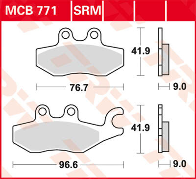 TRW Lucas Freno pad MCB771