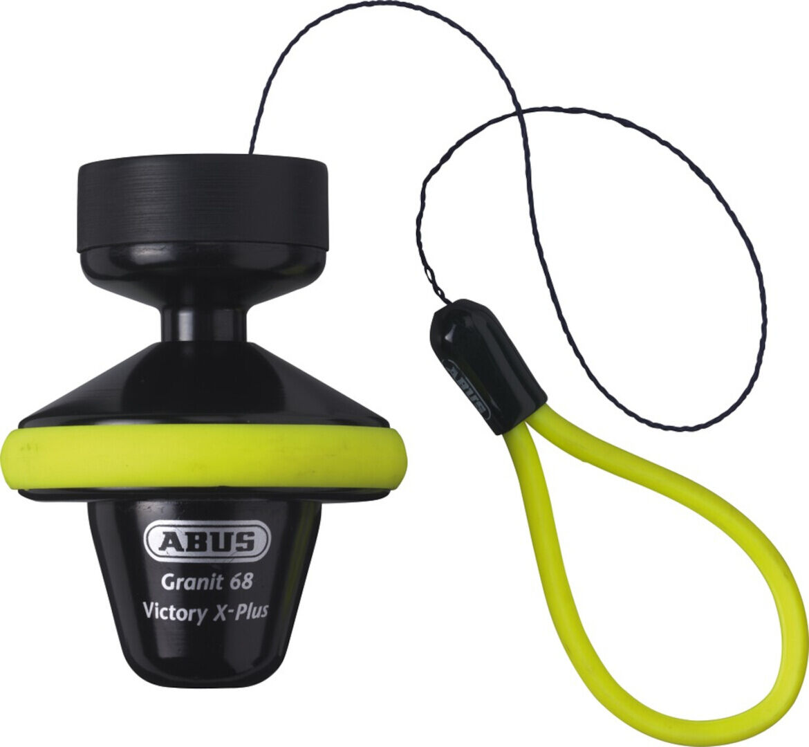 Abus Granit Victory XPLus 68 Roll Up Blocco disco freno Nero Giallo unica taglia