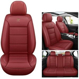 ZMLYQ autostoelhoes met 5 stoelen geschikt voor Mercedes Benz X-Klasse X350d X250d stijlvolle ontdekkingsreiziger Concept krachtige avonturier Conceptwaterdicht/leer, diep rood
