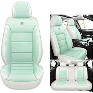 ZMLYQ autostoelhoes met 5 stoelen geschikt voor Mercedes Benz E-Klasse E260 E300 E350 E200 E400 E350e Coupe Edition Cabriolet E220d E550 E500 E300waterdicht/leer, groen