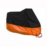 AMAIR Motorhoes Waterdicht voor GSX-S 1000GT gsxs 1000 gt gsxs1000gt,Beschermende Bekleding UV-krasbescherming Motorafdekzeil met Slotgaten,A/BlackOrange-XXXXL