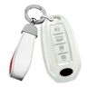 ontto Smart Remote Key Cover Fit voor Infiniti Q50 QX50 QX55 QX60 Key Fob 2020up, Wit
