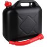 Generic Jerrycanshop jerrycan 10L kunststof (HDPE) benzine-jerrycans, dieseljerrycans, UN jerrycan 10 liter zwart inclusief schenktuit