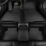 PALANK Autovloermatten voor Cadillac Lyriq 2022 2023 2024, lederen autobeschermende vloer, automatten waterdicht antislip voetkussen,Black