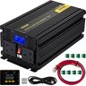 VEVOR Zuivere Sinusomvormer 2000W Digitale Gemodificeerde Sinusomvormer 12V Gemodificeerde Sinus Omvormer Ideaal Voor Laptop Elektrisch Licht Digitale Camera Borstkolf Elektrisch Gereedschap Cadeau