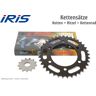 IRIS Kette & ESJOT Räder XR Chain conjunto CB 900 F (SC01/09) 79-83 Preto