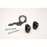 LSL Kit de grampos Ducati Scrambler 15, grampos pretos Preto